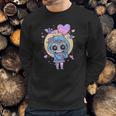 Kawaii Pastel Goth Cute Creepy Sugar Skull Anime Sweatshirt Gifts for Him