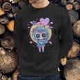 Kawaii Pastel Goth Cute Creepy Sugar Skull Day Of The Death Sweatshirt Gifts for Him