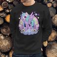 Kawaii Pastel Goth Unicorn Pony - Aesthetic Gothic Skeleton Sweatshirt Gifts for Him