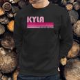 Kyla Name Personalized Retro Vintage 80S 90S Style Sweatshirt Gifts for Him