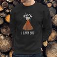 I Lava You Cute Art Gif For Human Sweatshirt Gifts for Him