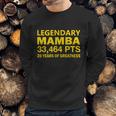 Legendary Mamba Out Farewell Tribute Graphic Design Printed Casual Daily Basic Sweatshirt Gifts for Him