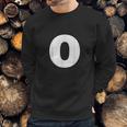 Letter O Capital Alphabet Monogram Initial Sweatshirt Gifts for Him