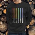 Lgbt Light Sword Pride Saber Ally Lgbtq Graphic Design Printed Casual Daily Basic Sweatshirt Gifts for Him