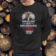 Living In Illinois With North Carolina Roots Sweatshirt Gifts for Him