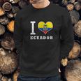 I Love Ecuador Yo Amo Ecuador Camiseta Sweatshirt Gifts for Him