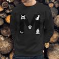 M Name Character Dracula Ghost Boo Halloween Quote Sweatshirt Gifts for Him