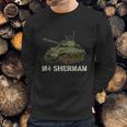 M4 Sherman American Ww2 Tank World War Graphic Design Printed Casual Daily Basic Sweatshirt Gifts for Him