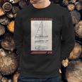 Macgregor 25 Sailboat Line Drawing Graphic Design Printed Casual Daily Basic Sweatshirt Gifts for Him