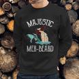 Majestic Merbeard Funny Merman Manly Merman Sweatshirt Gifts for Him