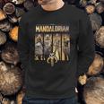 The Mandalorian Character Panel Sweatshirt Gifts for Him