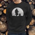 Mando Moon Mandalorian Sweatshirt Gifts for Him