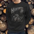 Marine Corps Usmc Marine Biker American Clasic Sweatshirt Gifts for Him