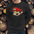 Mario Smoking Marijuana Weed Mario Sweatshirt Gifts for Him