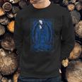 Mary Guadalupe Blue Tattoo Mexico Art Sweatshirt Gifts for Him