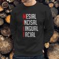 Mesial Incisal Lingual Facial Funny Dental Sweatshirt Gifts for Him