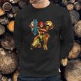 Metroid Samus Aran Sweatshirt Gifts for Him