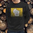 Milwaukee Wisconsin Retro Gradient Stripes Sweatshirt Gifts for Him