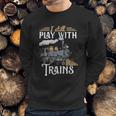 Model Steam Train Cute Gift Locomotive Trainspotting Meaningful Gift Graphic Design Printed Casual Daily Basic Sweatshirt Gifts for Him