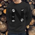 N Name Character Skullcap Pumpkin Dracula Halloween Quote Sweatshirt Gifts for Him