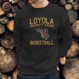 Ncaa Faded Retro Basketball Team Color Sweatshirt Gifts for Him