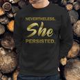 Nevertheless She Persisted Gold Signature Sweatshirt Gifts for Him