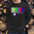 No Signal Television Screen Color Bars Test Pattern Sweatshirt Gifts for Him