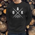 Oakland California Oak Tree Tree Cross Sweatshirt Gifts for Him