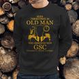 Old Man- Graduated From Gsc- Glassboro State College Sweatshirt Gifts for Him