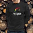 One Love California Bear Reggae Cali Vacation Tee Sweatshirt Gifts for Him