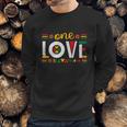 One Love Rasta Reggae Jamaica Music Lover Sweatshirt Gifts for Him