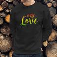 One Love Rasta Reggae Roots Clothing Sweatshirt Gifts for Him