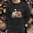 Peace And Love Are All We Need Volkswagen Bus Snoopy Shirts Sweatshirt Gifts for Him