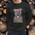 Pitbull Colourful Pit Bulls Dog Lovers Gift Sweatshirt Gifts for Him