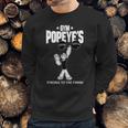 Popeye Gym Funny Sweatshirt Gifts for Him