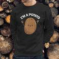 I Am A Potato Taters Spud Tattie Vegan Lover Keto Veggie Sweatshirt Gifts for Him