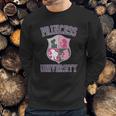 Princess University College Text Logo Sweatshirt Gifts for Him