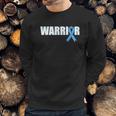 Prostate Warrior Light Blue Ribbon Sweatshirt Gifts for Him