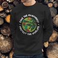 Protect The Wildlife Save The Rainforest Environmental Sweatshirt Gifts for Him