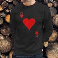 Queen Of Hearts Deck Of Cards Halloween Costume Sweatshirt Gifts for Him