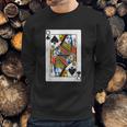 Queen Of Spades Playing Card Sweatshirt Gifts for Him