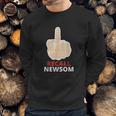 Recall Newsom Recall Gavin Newsom Middle Finger Sweatshirt Gifts for Him