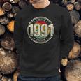 Retro 31 Years Old Vintage 1991 Limited Edition 31St Birthday Sweatshirt Gifts for Him