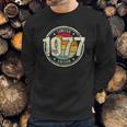 Retro 45 Years Old Vintage 1977 Limited Edition 45Th Birthday Sweatshirt Gifts for Him