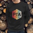 Retro Pta Physical Therapy Assistant Gifts Graduation Month Sweatshirt Gifts for Him