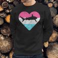 Retro Vintage Mako Shark Heart Gift Sweatshirt Gifts for Him