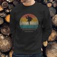 Retro Vintage Sunset Jiu Jitsu Silhouette Cute Funny Gift Sweatshirt Gifts for Him