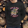 This Is How I Roll 80S Retro Vintage Roller Skate Sweatshirt Gifts for Him