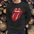 Rolling Stones Official Distressed Tongue Sweatshirt Gifts for Him