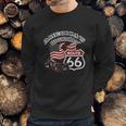 Route 66 Americas Highway Road Trip Sweatshirt Gifts for Him